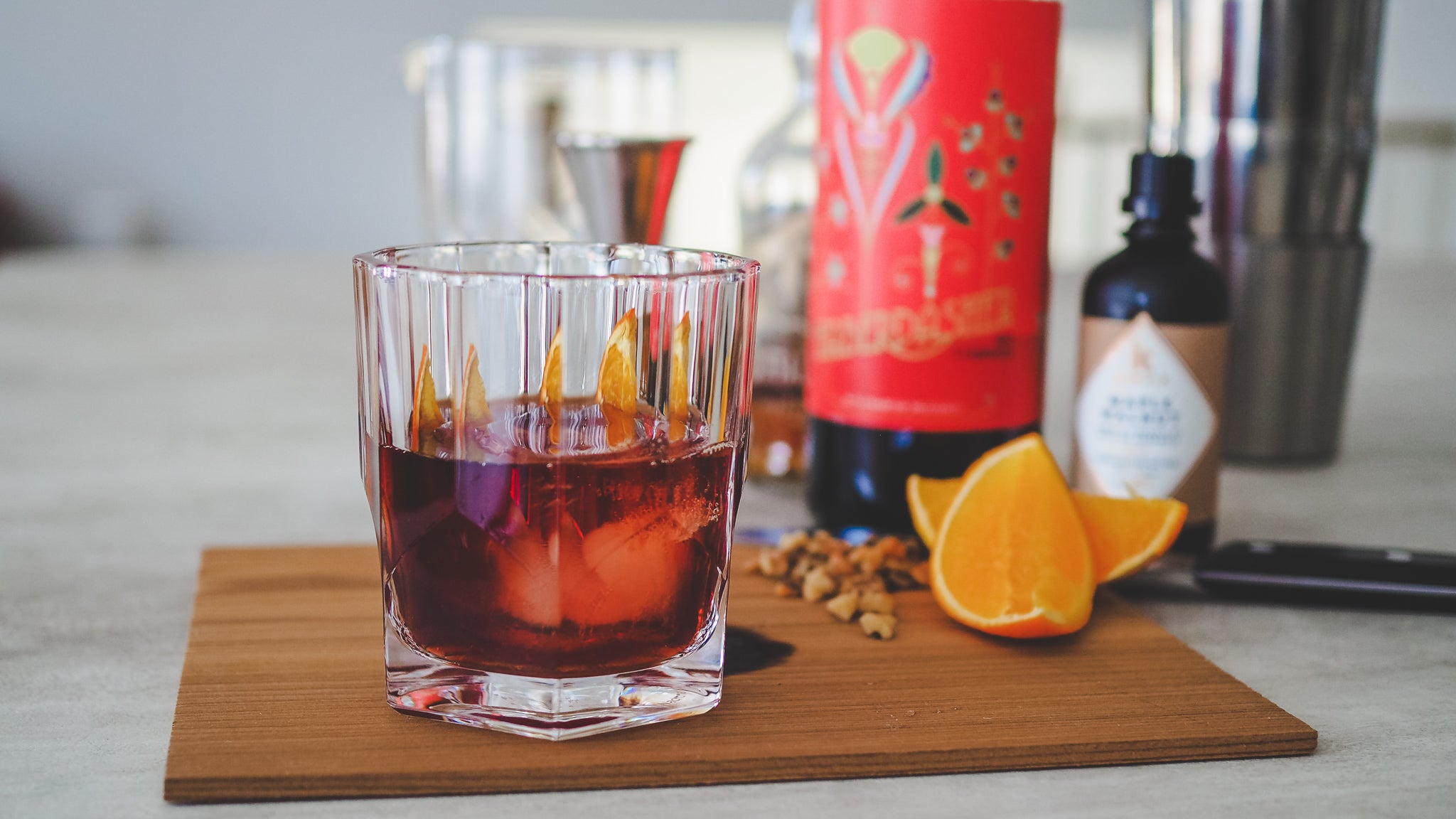 Mike's Smoked Manhattan