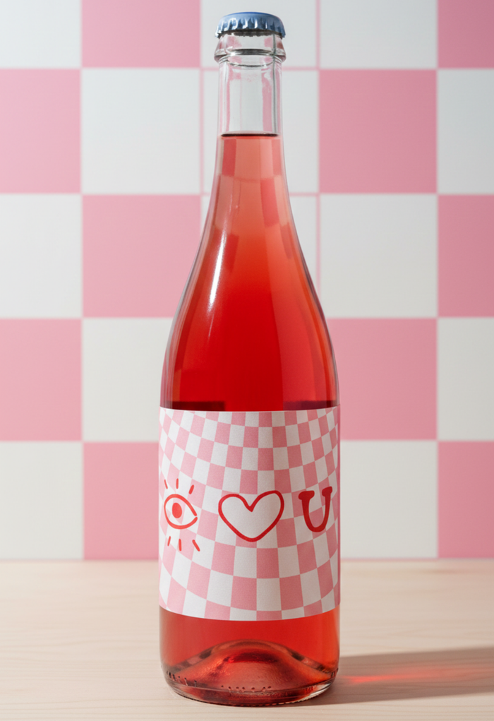 I Heart U Sparkling Rose