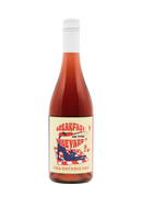 Bottle of 'Breakfast in the Vineyard' VQA Ontario wine on a white background