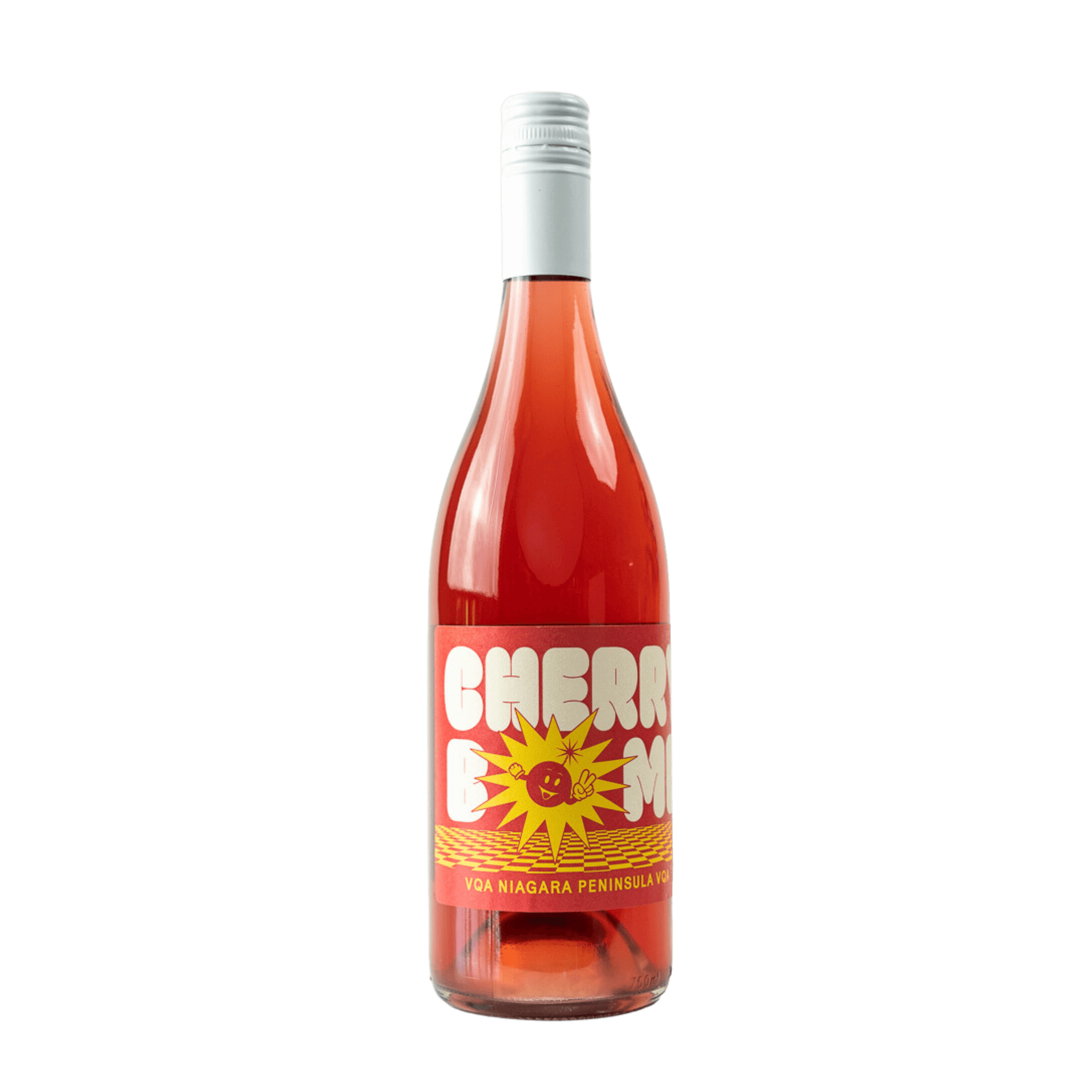 Images of new light red glouglou natural wine rosé from Traynor Family Vineyard a winery in Prince Edward County, Ontario