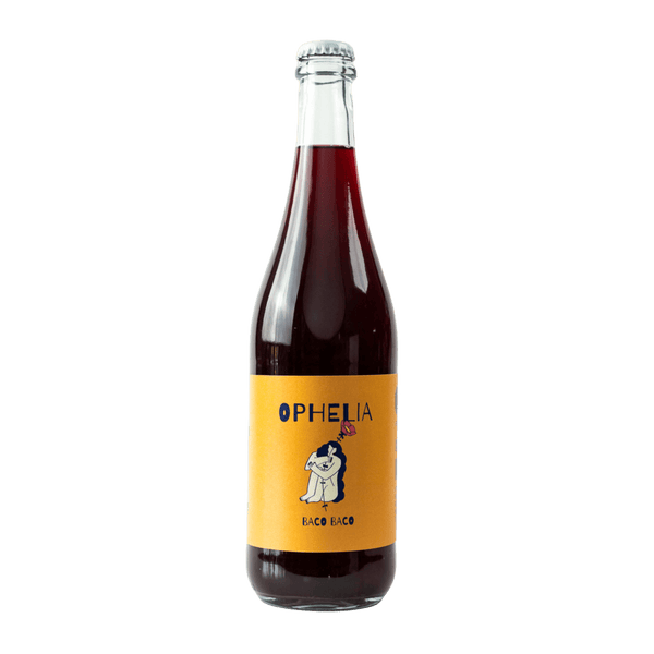 Images of new OPHELIA PIQUETTE BACOBACO PET NATfrom Traynor Family Vineyard a winery in Prince Edward County, Ontario