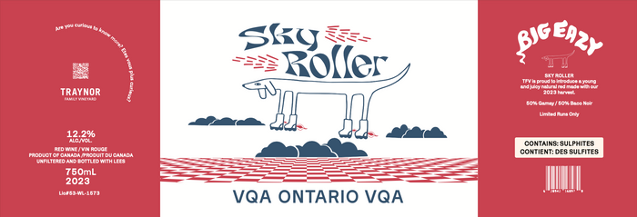 image of Skyroller label