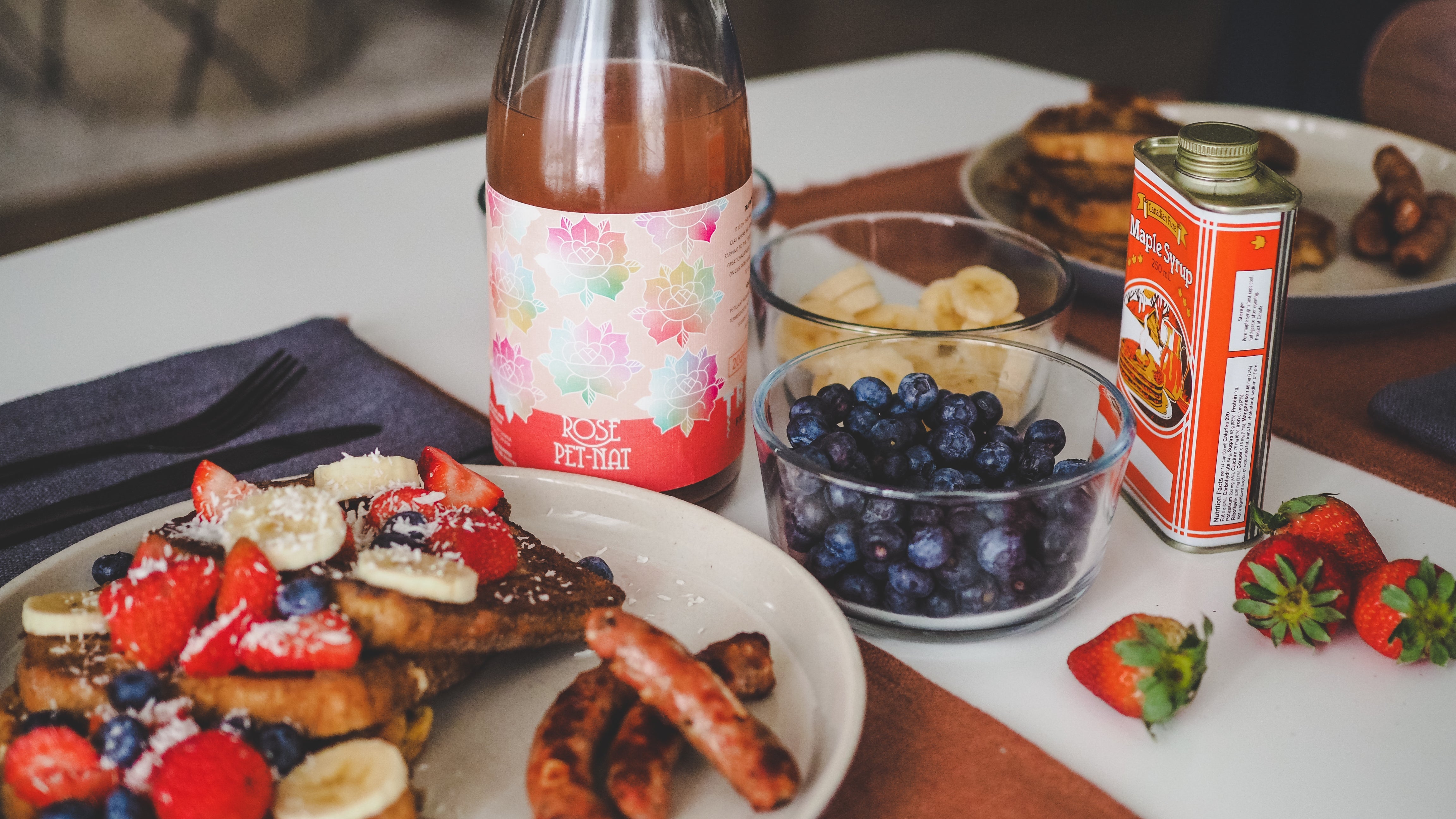 Food & Wine: Rosé Pet-Nat & Brioche French Toast