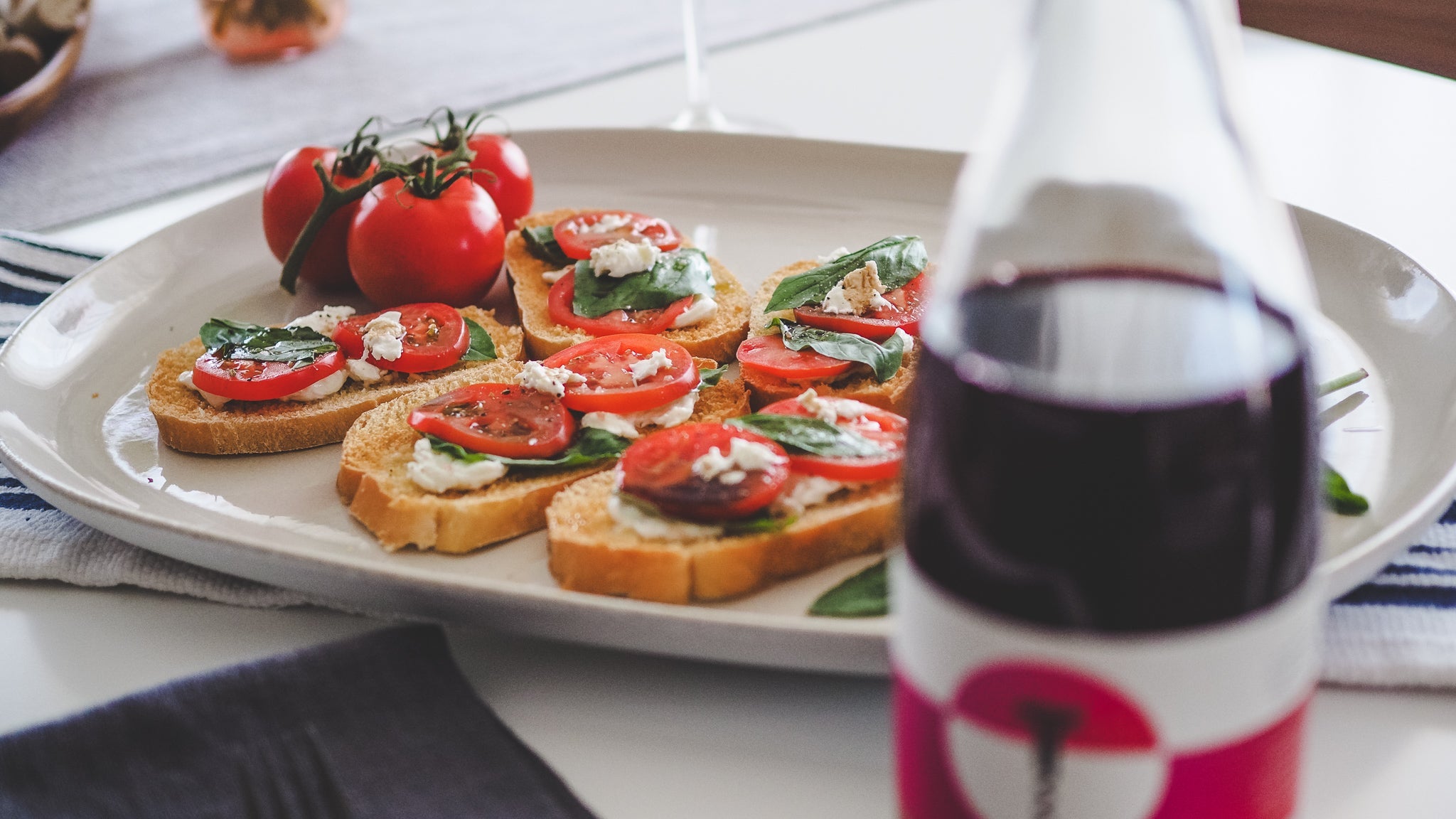 Food & Wine: Gamay Noir & Italian Bruschetta