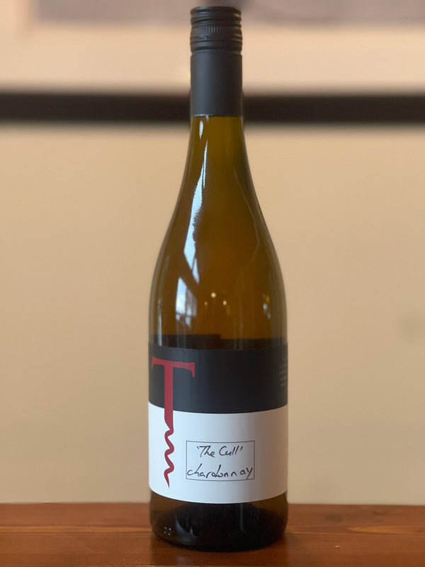 "The Cull" Chardonnay 2017: Bottle shot of 2017 "The Cull" Chardonnay, a unique, low-yield production wine.