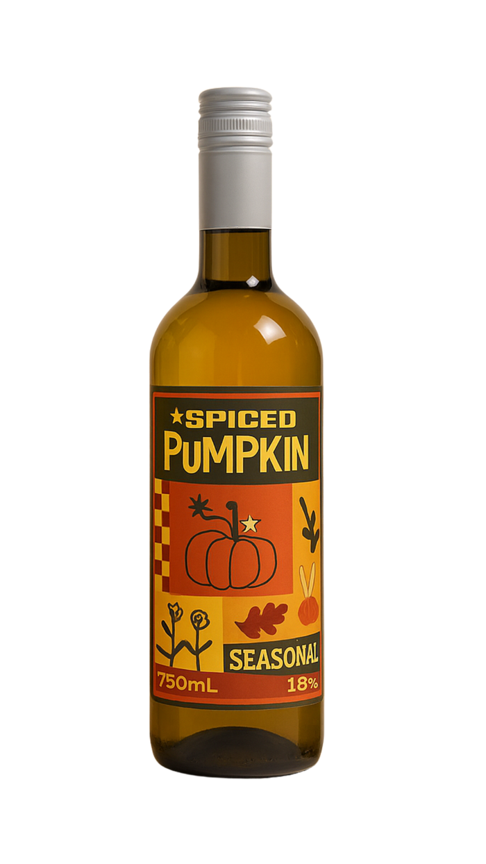 Pumpkin Spice Latte (PSL) Pumpkin Wine from Traynor Family Vineyard's Winelab series.