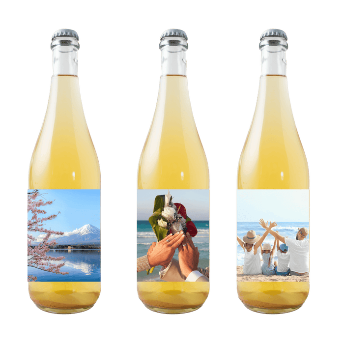 Custom design sparkling pet-nat wine natural from Traynor Family Vineyard a winery in Prince Edward County, Ontario