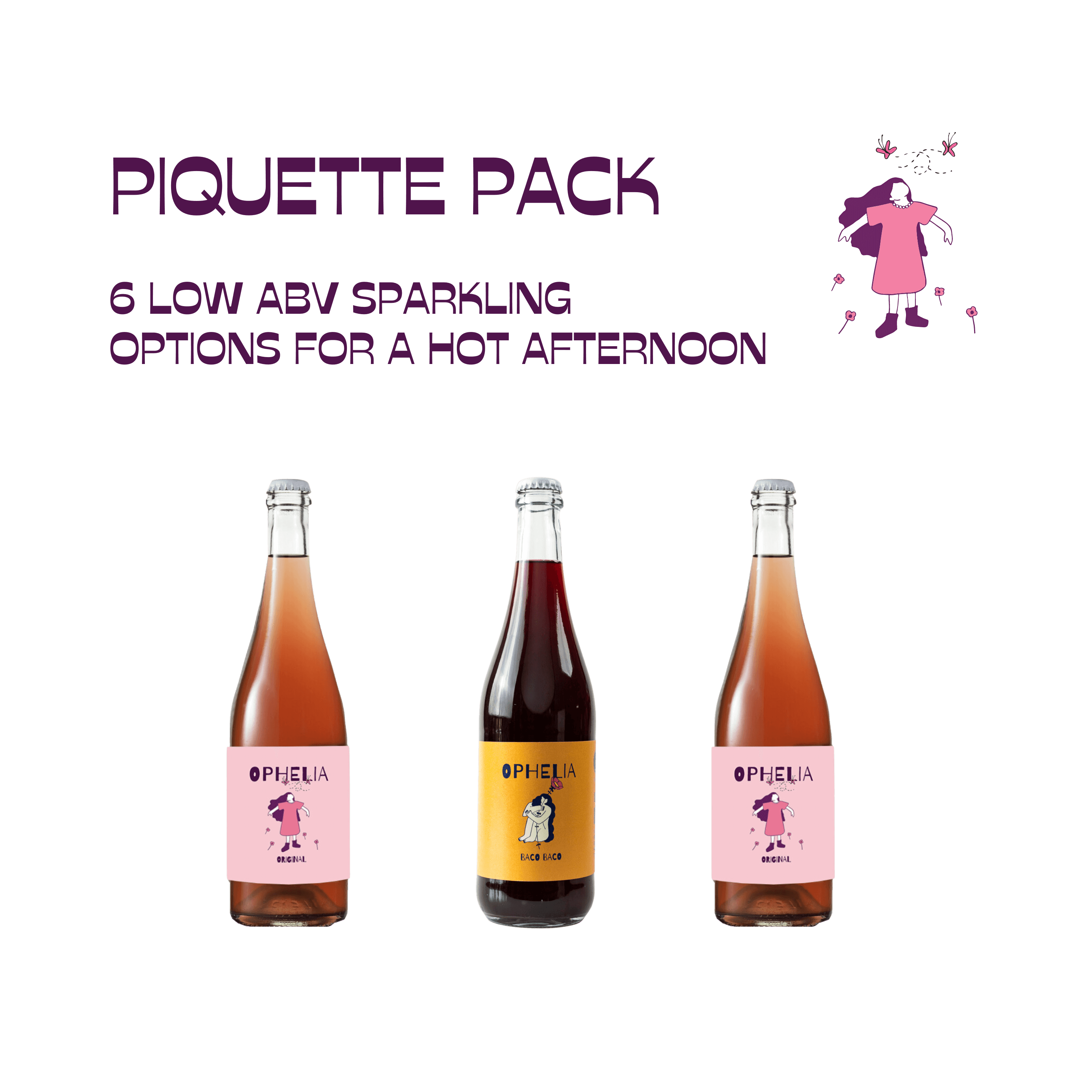 Ophelia Piquette Mixed Pack