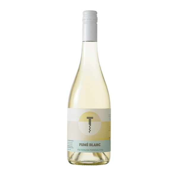 Images of Fumé blanc white wine from Traynor Family Vineyard a winery in Prince Edward County, Ontario