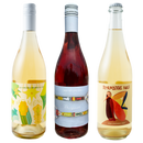 Images of new light red glouglou natural wine from Traynor Family Vineyard a winery in Prince Edward County, Ontario Purple Viticulture
