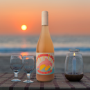 Vitamin Sea Breeze wine on a beach