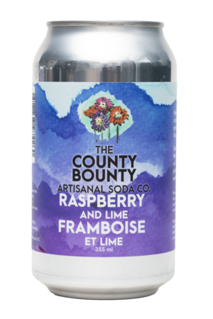 Raspberry Lime County Bounty cocktail-style wine from Traynor Family Vineyard.
